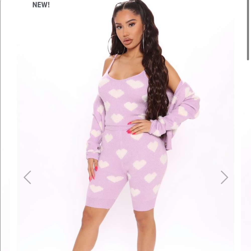 Biker shorts set